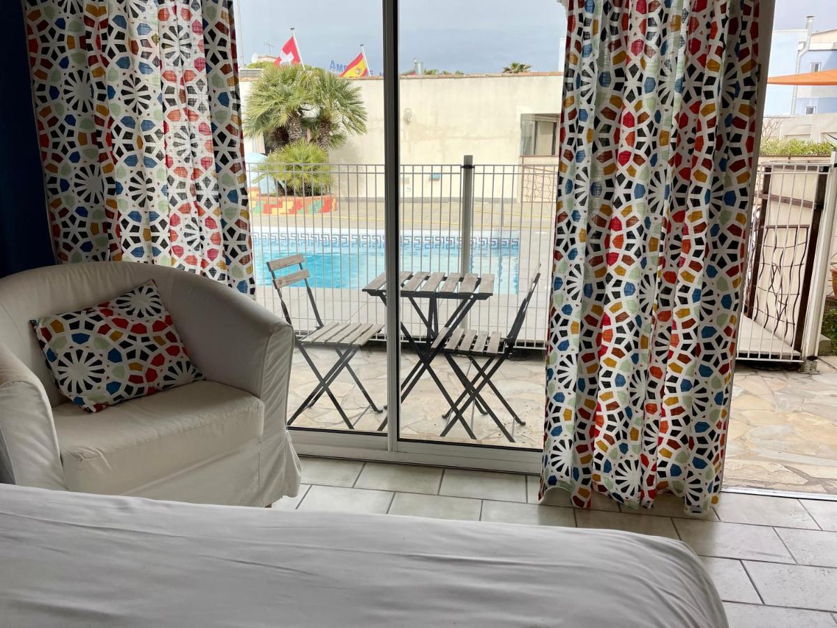 Amerique Hotel Palavas - Piscine - Plage Zewnętrze zdjęcie